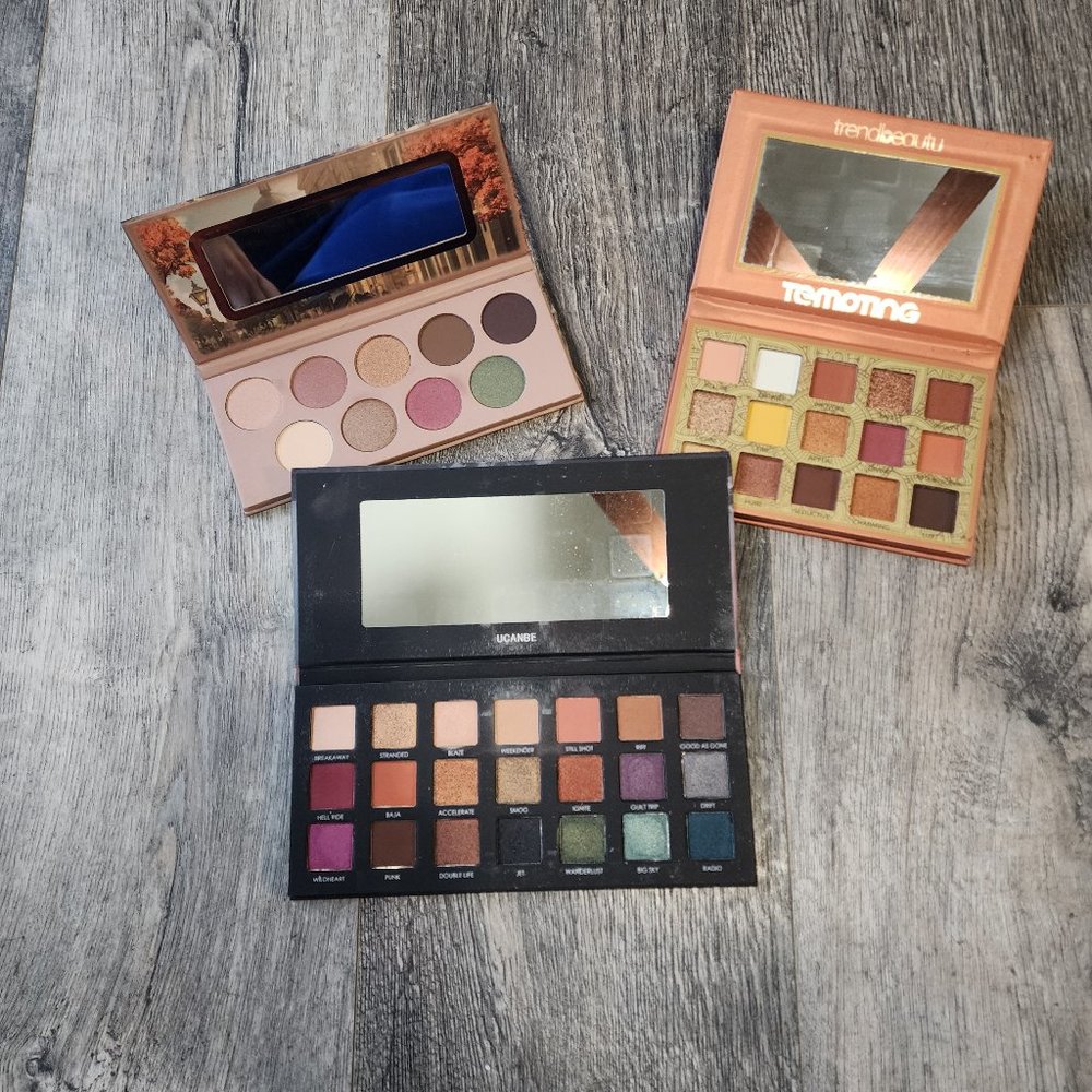 Eyeshadow Palette Lot of 3 UCANBE Belonging Trendbeauty Tempting  Essence